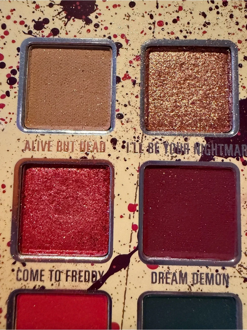 Kylie Cosmetics Nightmare on Elm Street eyeshadow palette